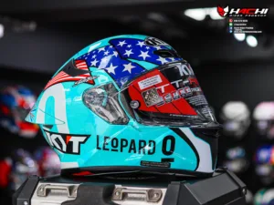 KYT TT REVO - Leopard Americas Replica - Image 2
