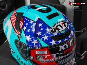 KYT TT REVO - Leopard Americas Replica - Image 5