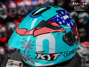 KYT TT REVO - Leopard Americas Replica - Image 7