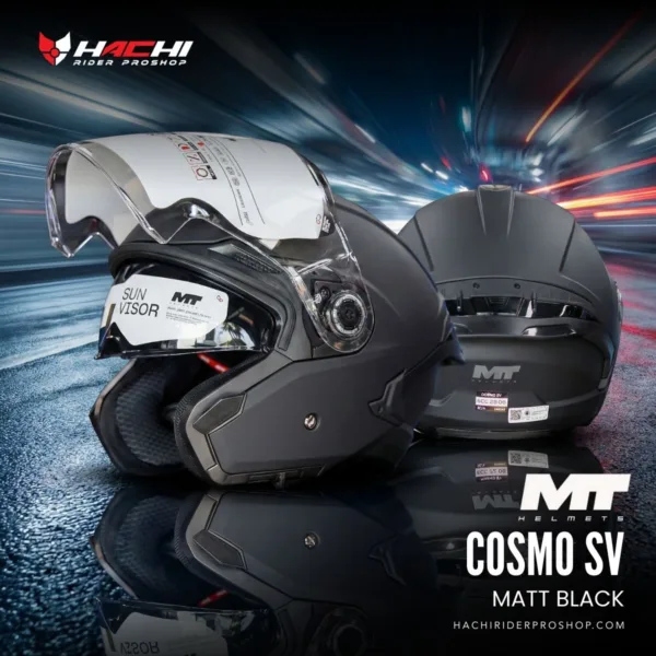 MT COSMO SV - Solid Matt Black