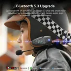 บลูทูธติดหมวกกันน็อค MAXRUNON BLUETOOTH - 2X - Image 4