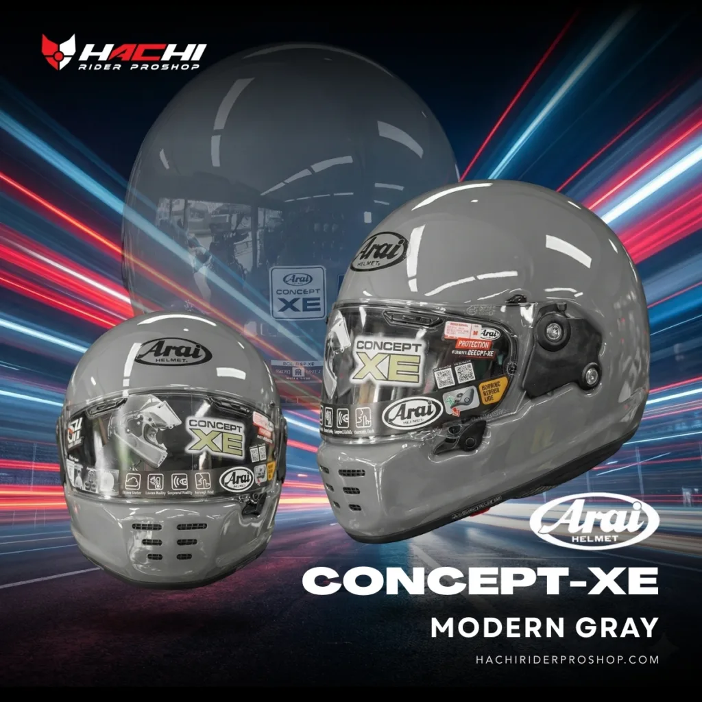 หมวกกันน็อคคาเฟ่ ARAI CONCEPT-XE - Modern Gray