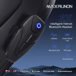 บลูทูธติดหมวกกันน็อค MAXRUNON BLUETOOTH - 2X