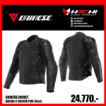 เสื้อการ์ด DAINESE JACKET - RACING 4 LEATHER PERF. Black