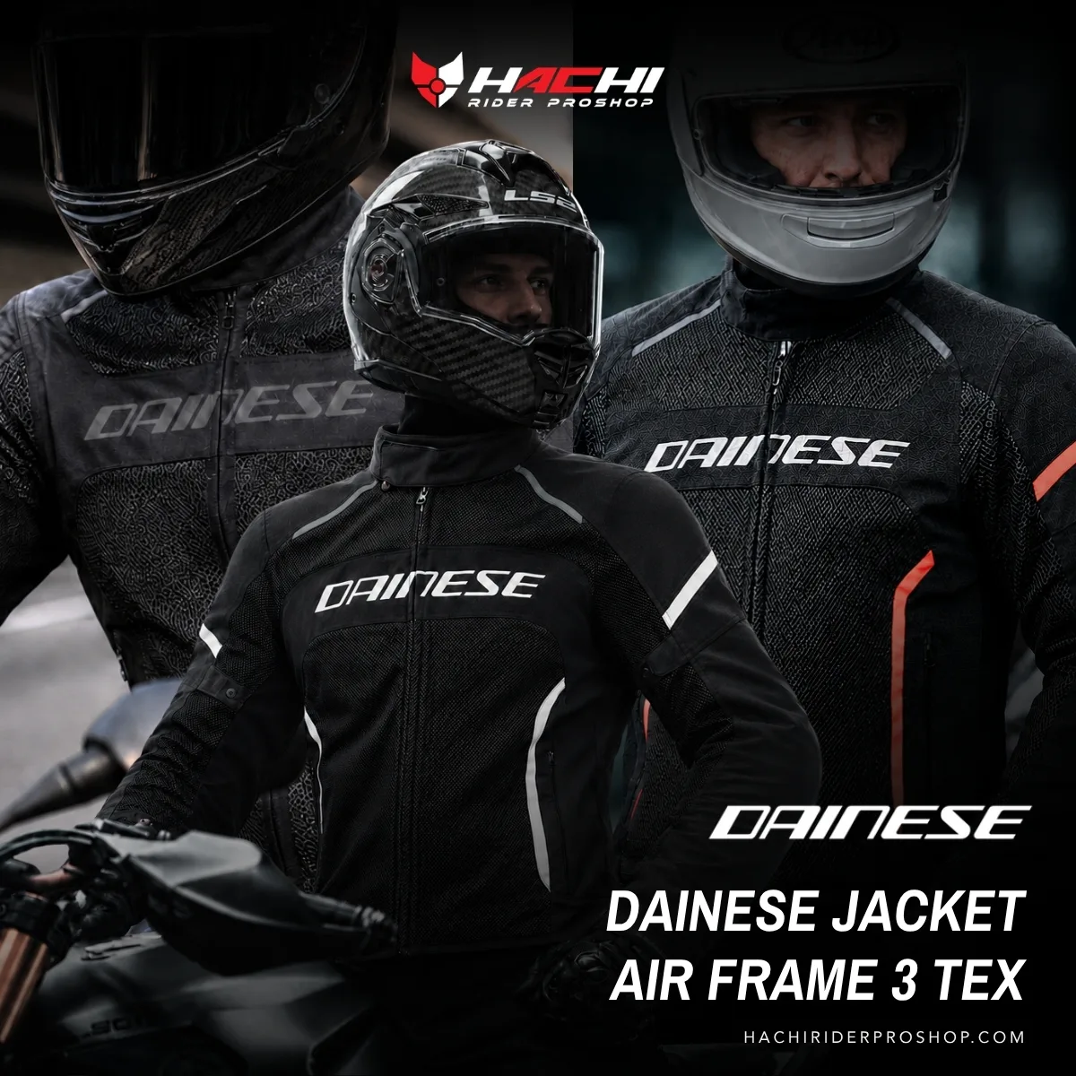 dainese jacket air frame 3 tex cover