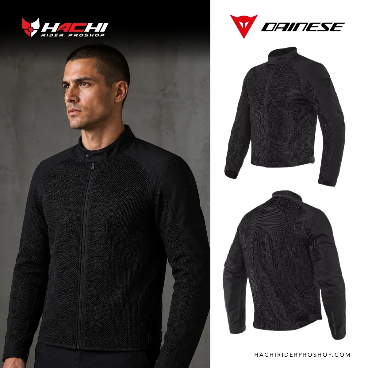 dainese jacket sevilla air tex black