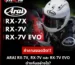 ARAI RX 7V RX 7X RX 7V EVO What is different