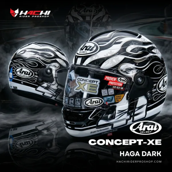 ARAI CONCEPT XE Haga Dark