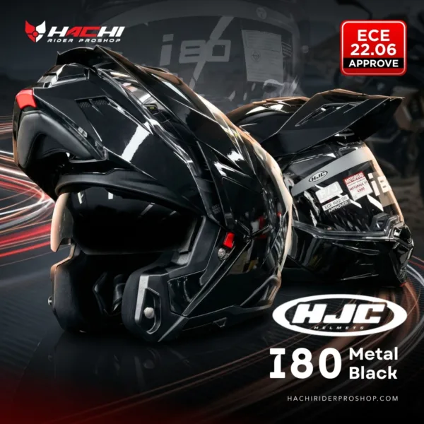 HJC I80 Metal Black