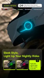 บลูทูธติดหมวกกันน็อค OHMI BLUETOOTH - D9 - Image 5