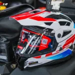 LS2 MX702 PIONEER II Namib WhiteBlueRed