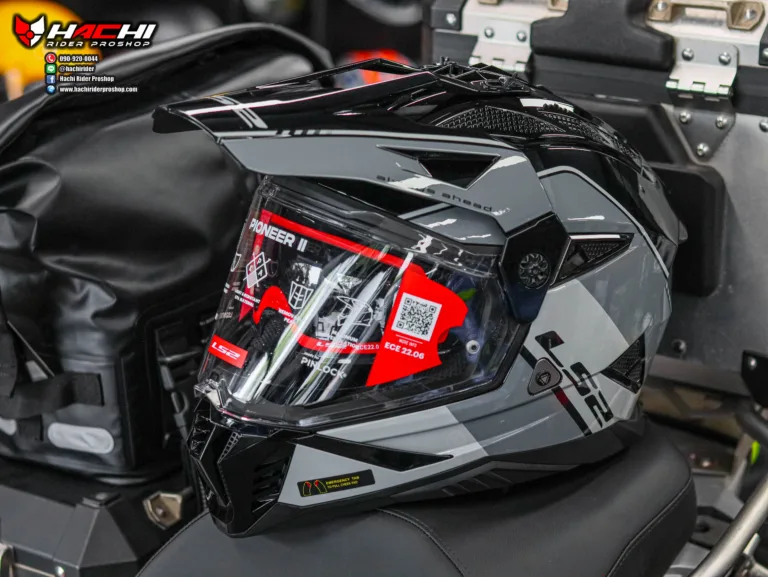 LS2 MX702 Rally Gray Black 7