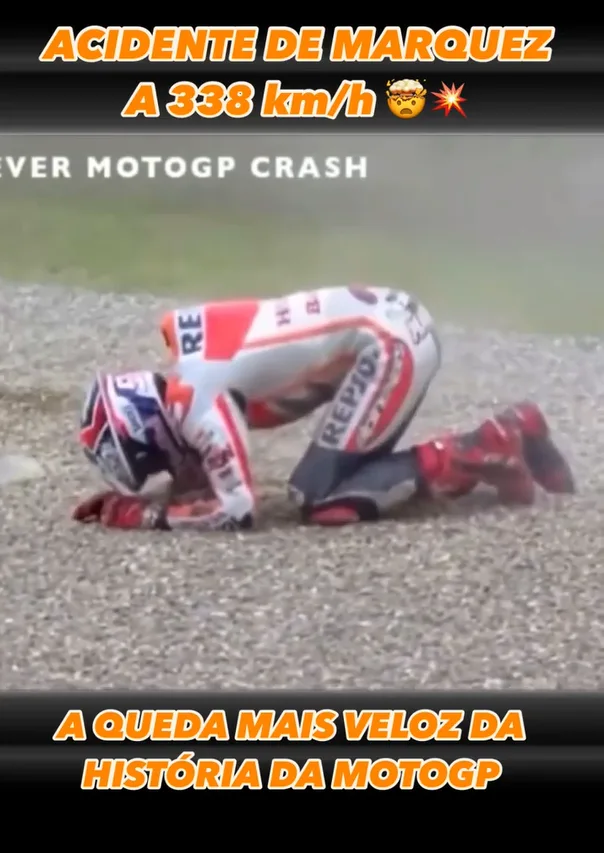 Marquez 2013 Crash motogp
