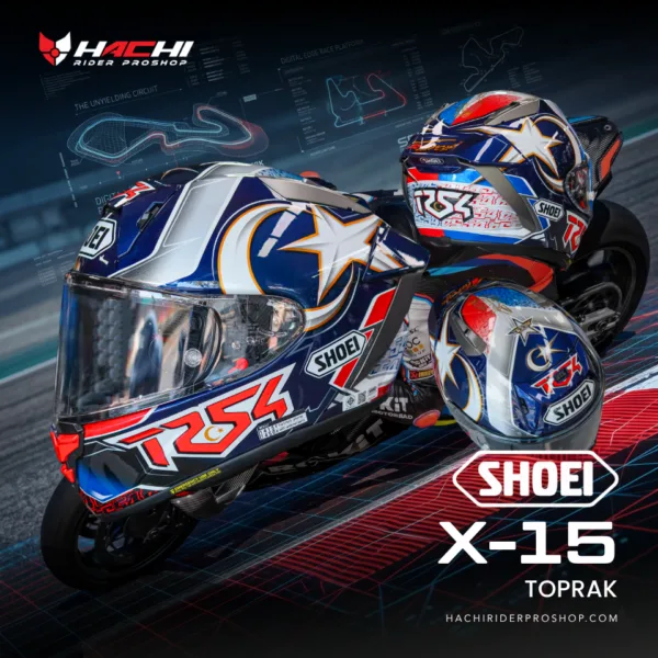 SHOEI X 15 Toprak TC 2