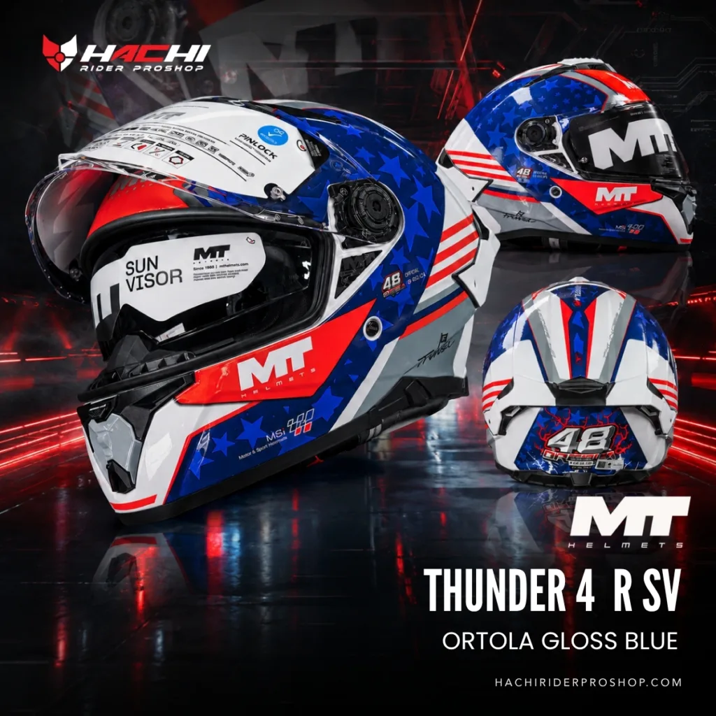 mt helmet thunder 4 r sv ortola gloss blue