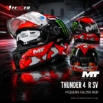 MT THUNDER 4 R SV Piquers Gloss Red