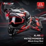 LS2 MX702 PIONEER II Block GrayRed