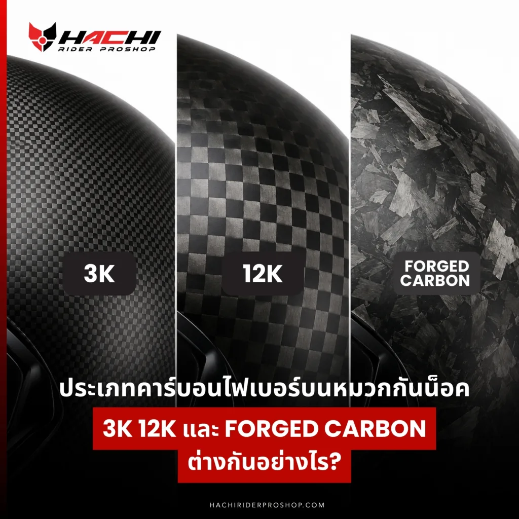 differences 3k 12k forged carbon helmets