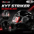 KYT STRIKER Gloss Black