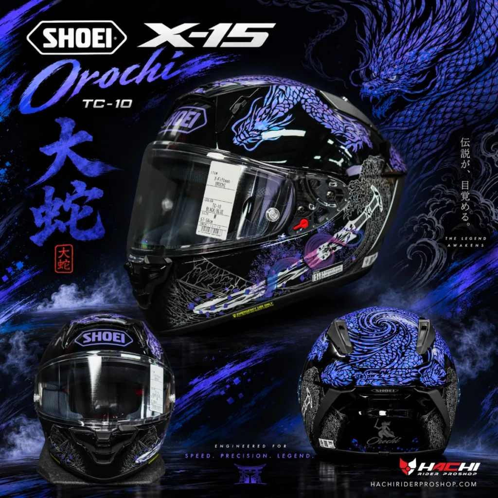shoei x 15 orochi tc 10 x fifteen